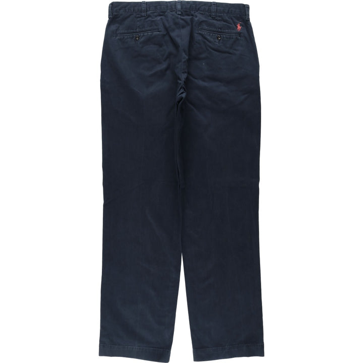 Ralph Lauren POLO by Ralph Lauren PRESTON PANT Chino pants for men, equivalent to w34 cotton navy blue type Vintage Second Hand