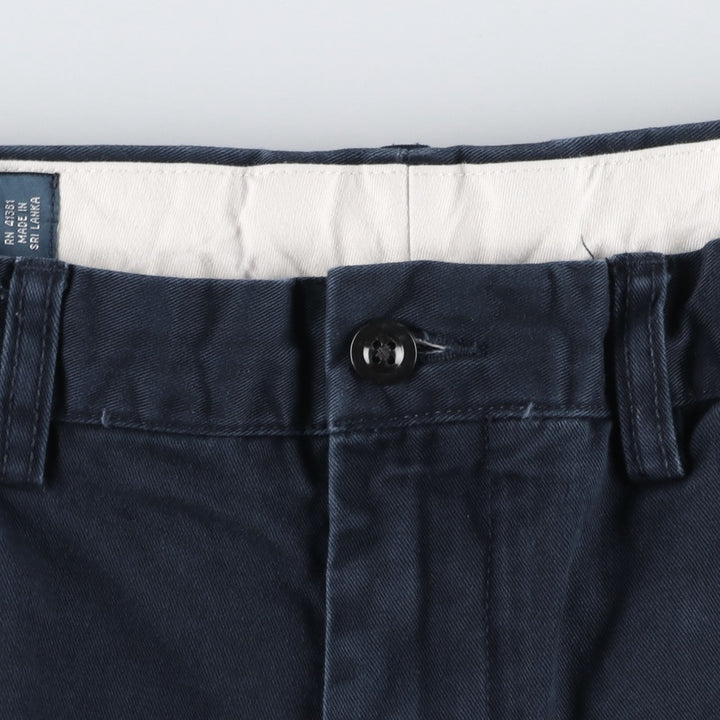 Ralph Lauren POLO by Ralph Lauren PRESTON PANT Chino pants for men, equivalent to w34 cotton navy blue type Vintage Second Hand