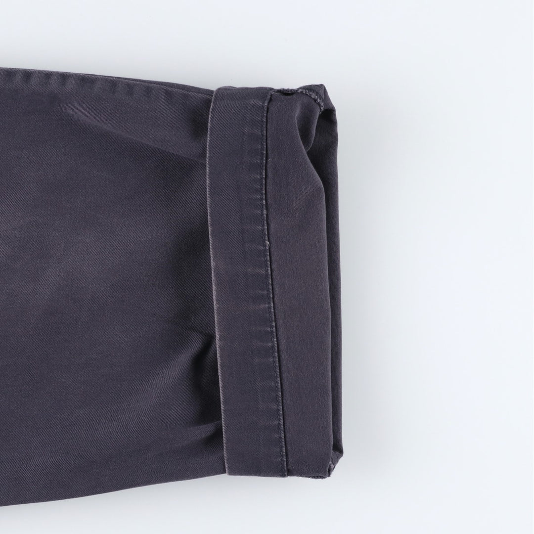 Ralph Lauren POLO by Ralph Lauren ANDREW PANT Two-pleat chino pants for men, equivalent to W34 cotton navy blue type Vintage Second Hand