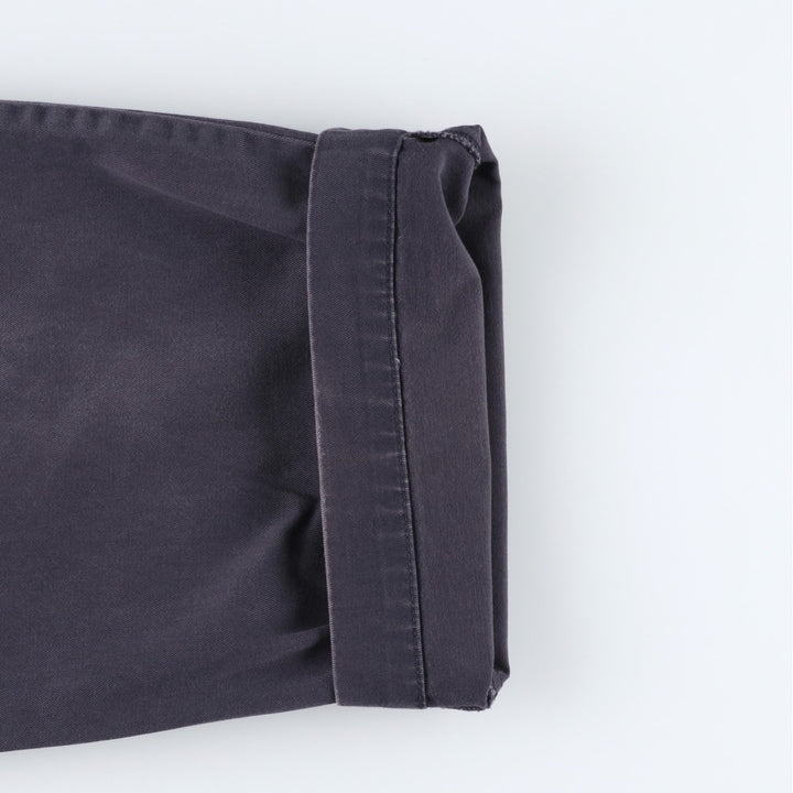 Ralph Lauren POLO by Ralph Lauren ANDREW PANT Two-pleat chino pants for men, equivalent to W34 cotton navy blue type Vintage Second Hand