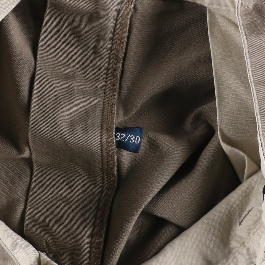 Ralph Lauren Polo Ralph Lauren Two-pleat Chino Pants for Men, W31 equivalent cotton Khaki type Vintage Second Hand