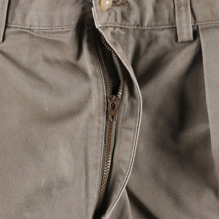 Ralph Lauren Polo Ralph Lauren Two-pleat Chino Pants for Men, W31 equivalent cotton Khaki type Vintage Second Hand