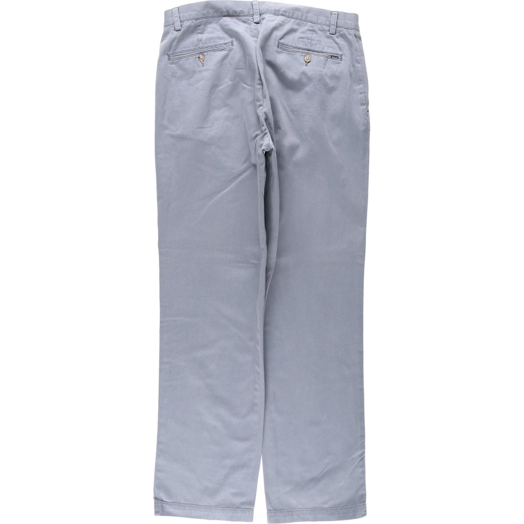Ralph Lauren POLO RALPH LAUREN CLASSIC FIT Chino Pants Men's W34 equivalent cotton gray type Vintage Second Hand