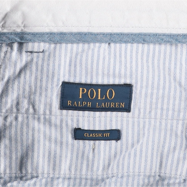 Ralph Lauren POLO RALPH LAUREN CLASSIC FIT Chino Pants Men's W34 equivalent cotton gray type Vintage Second Hand