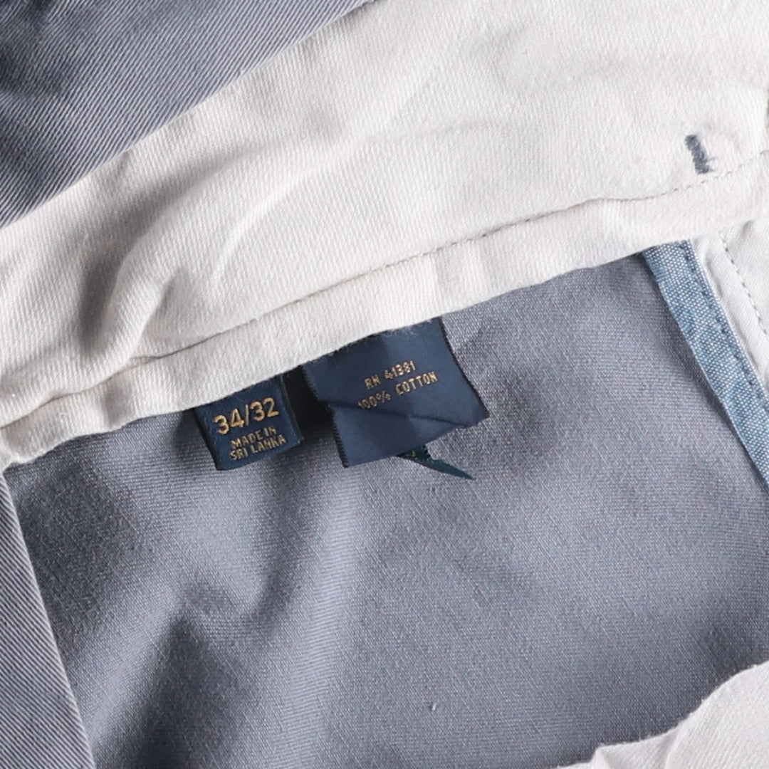 Ralph Lauren POLO RALPH LAUREN CLASSIC FIT Chino Pants Men's W34 equivalent cotton gray type Vintage Second Hand