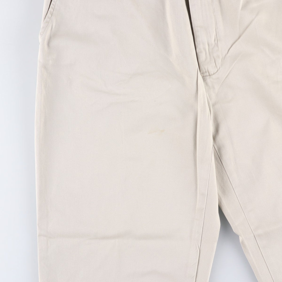 Ralph Lauren POLO by Ralph Lauren PROSPECT PANT Chino pants for men, equivalent to w34 cotton ivory Vintage Second Hand