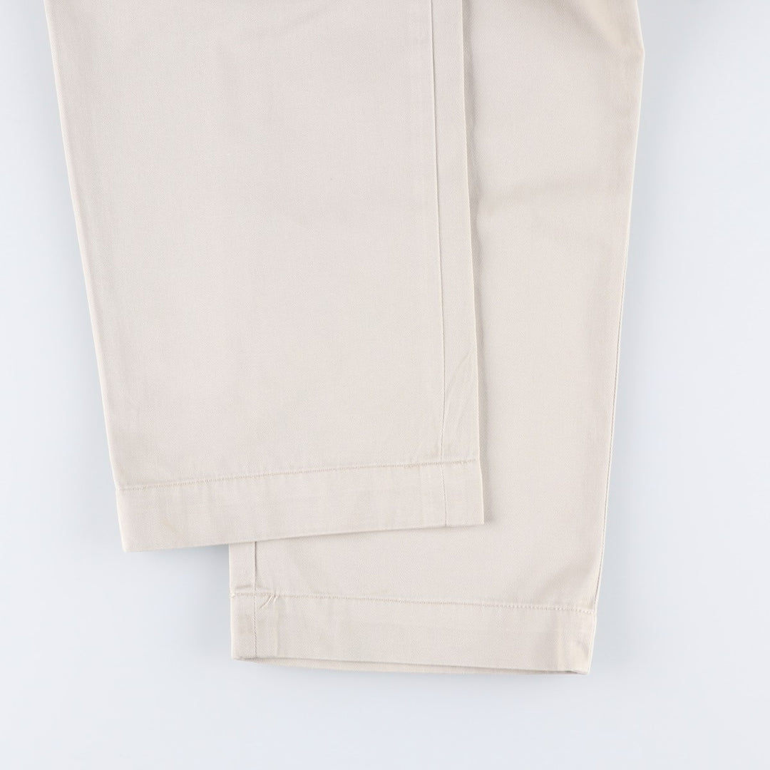 Ralph Lauren POLO by Ralph Lauren PROSPECT PANT Chino pants for men, equivalent to w34 cotton ivory Vintage Second Hand