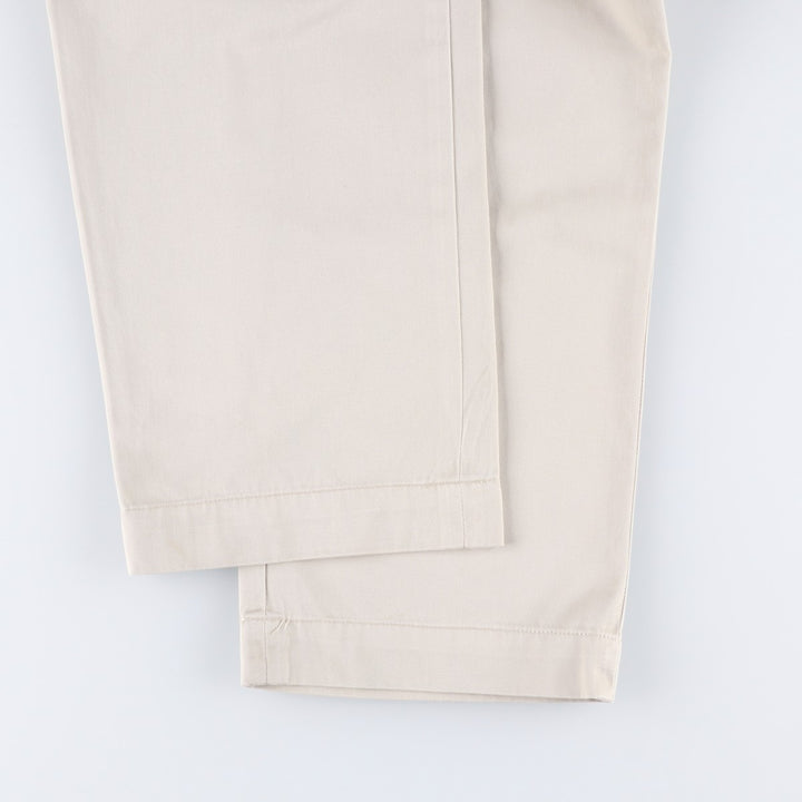Ralph Lauren POLO by Ralph Lauren PROSPECT PANT Chino pants for men, equivalent to w34 cotton ivory Vintage Second Hand