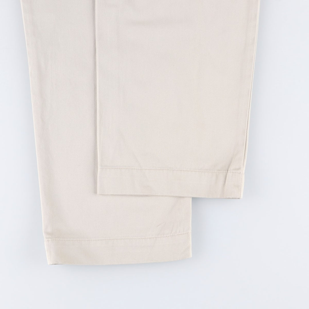 Ralph Lauren POLO by Ralph Lauren PROSPECT PANT Chino pants for men, equivalent to w34 cotton ivory Vintage Second Hand