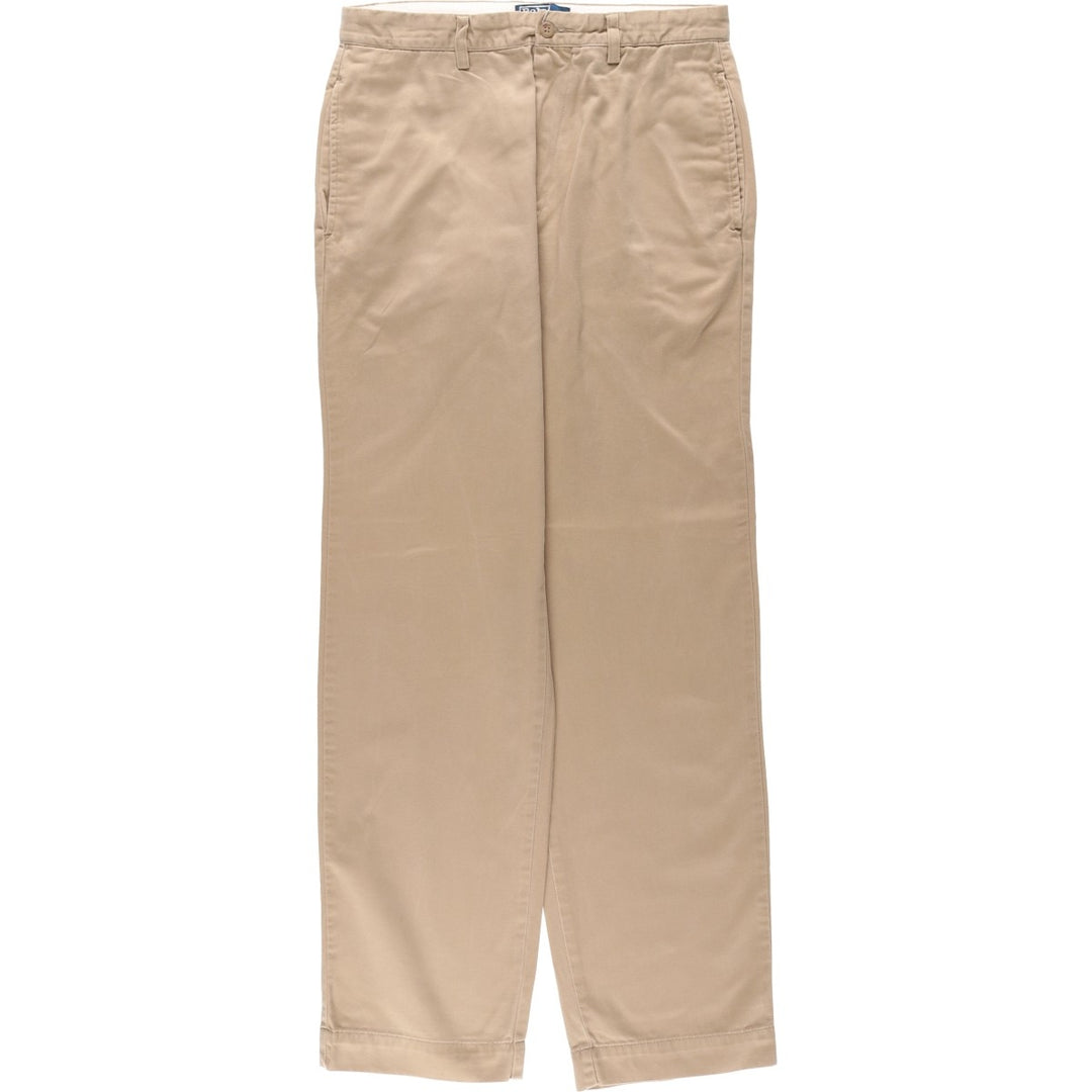 Ralph Lauren POLO by Ralph Lauren KEATING PANT Chino Pants, Men's W30 equivalent. cotton beige type brown Vintage Second Hand