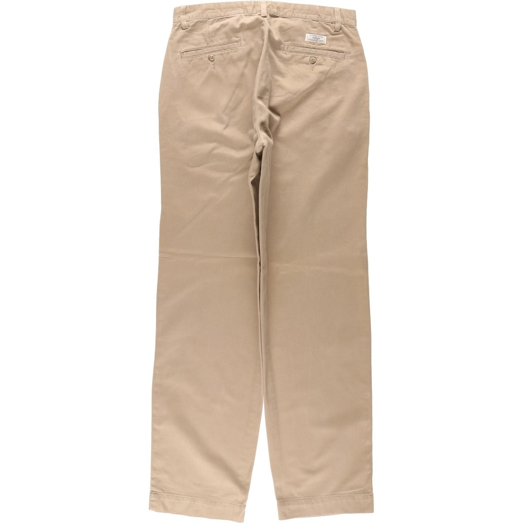 Ralph Lauren POLO by Ralph Lauren KEATING PANT Chino Pants, Men's W30 equivalent. cotton beige type brown Vintage Second Hand