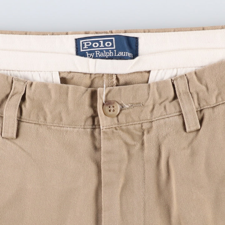 Ralph Lauren POLO by Ralph Lauren KEATING PANT Chino Pants, Men's W30 equivalent. cotton beige type brown Vintage Second Hand