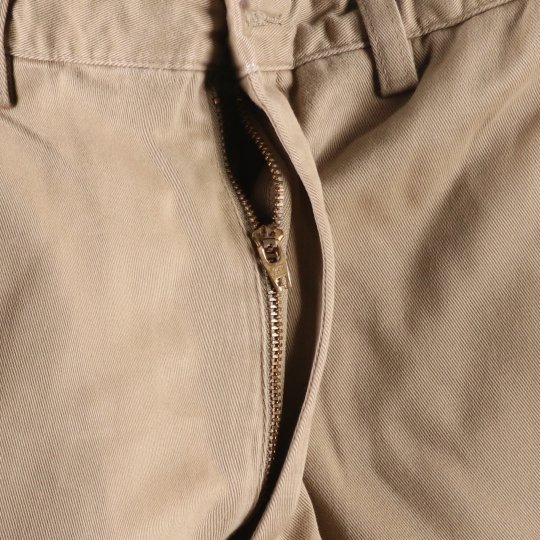 Ralph Lauren POLO by Ralph Lauren KEATING PANT Chino Pants, Men's W30 equivalent. cotton beige type brown Vintage Second Hand