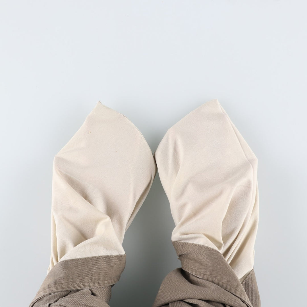 Ralph Lauren Polo Ralph Lauren Two-pleat Chino Pants for Men, W34 equivalent cotton Khaki type beige Vintage Second Hand
