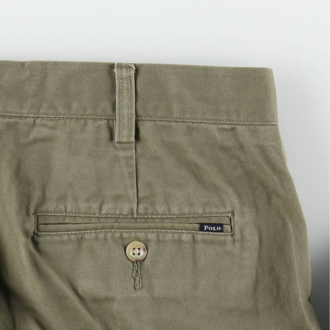 Ralph Lauren POLO RALPH LAUREN Slim Fit Chino Pants, Men's Size W35 (approx.) cotton Khaki type Vintage Second Hand