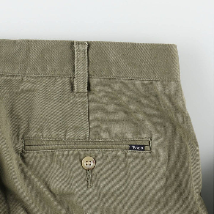 Ralph Lauren POLO RALPH LAUREN Slim Fit Chino Pants, Men's Size W35 (approx.) cotton Khaki type Vintage Second Hand