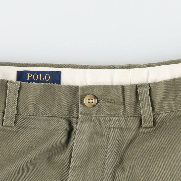 Ralph Lauren POLO RALPH LAUREN Slim Fit Chino Pants, Men's Size W35 (approx.) cotton Khaki type Vintage Second Hand