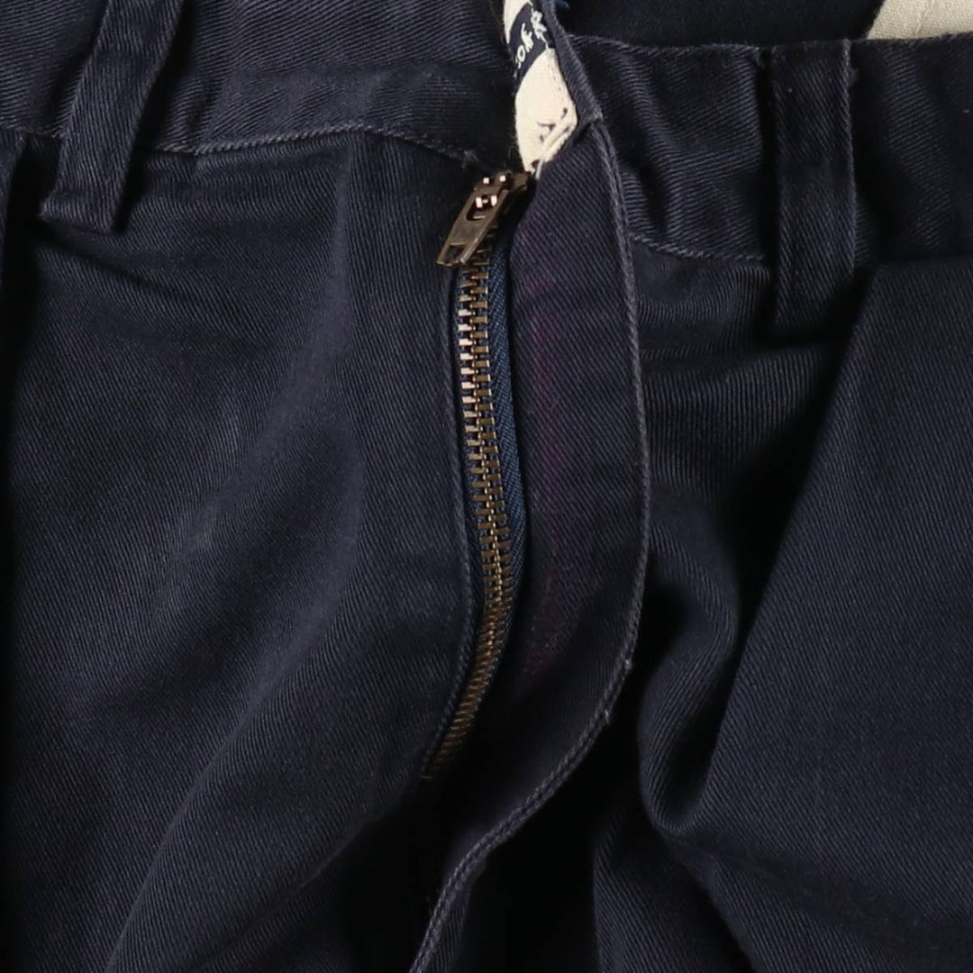 Ralph Lauren Polo Ralph Lauren Andrew Pant Two-pleat Chino Pants Men's Size W32 cotton navy blue type Vintage Second Hand