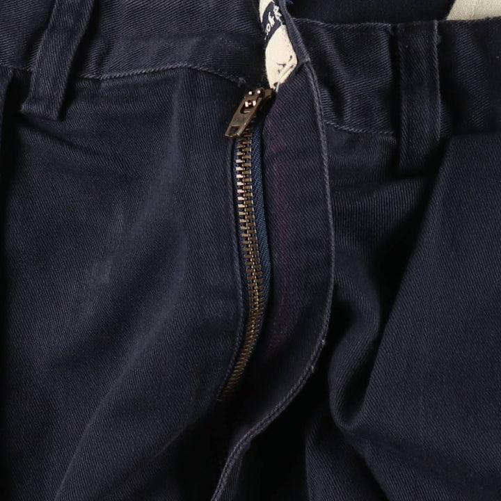 Ralph Lauren Polo Ralph Lauren Andrew Pant Two-pleat Chino Pants Men's Size W32 cotton navy blue type Vintage Second Hand