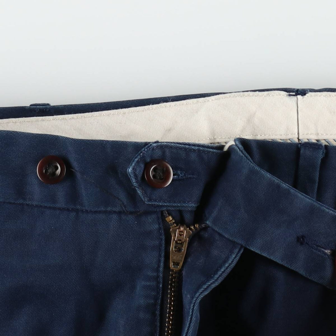 Ralph Lauren POLO by Ralph Lauren CUSTOM FIT PANT Chino Pants Men's W34 equivalent cotton navy blue type Vintage Second Hand