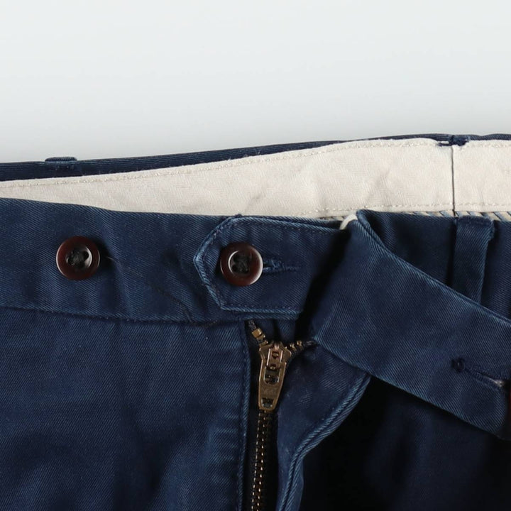 Ralph Lauren POLO by Ralph Lauren CUSTOM FIT PANT Chino Pants Men's W34 equivalent cotton navy blue type Vintage Second Hand