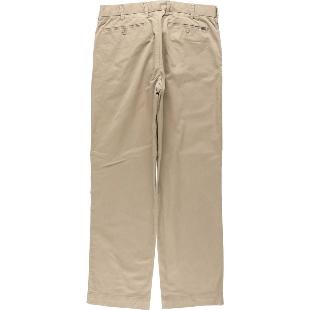 Ralph Lauren POLO RALPH LAUREN Stretch Classic Fit Chino Pants, Men's Size W33 (approx.) cotton Beige type Vintage Second Hand