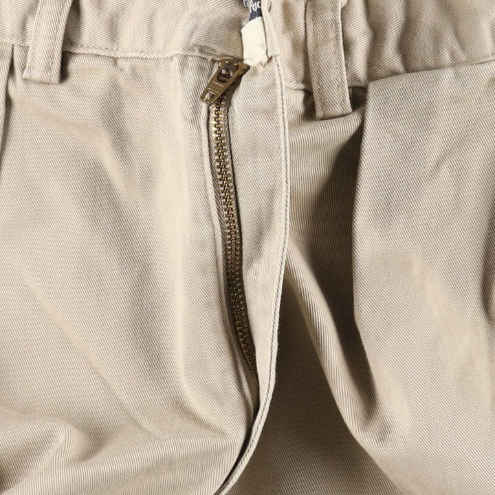 Ralph Lauren Polo Ralph Lauren Andrew Pant Two-pleat Chino Pants Men's Size W32 cotton Beige type Vintage Second Hand