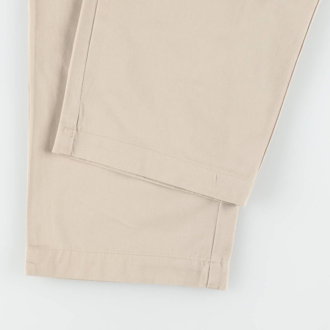 Ralph Lauren Polo Ralph Lauren Andrew Pant Two-pleat Chino Pants Men's Size W32 cotton Beige type Vintage Second Hand
