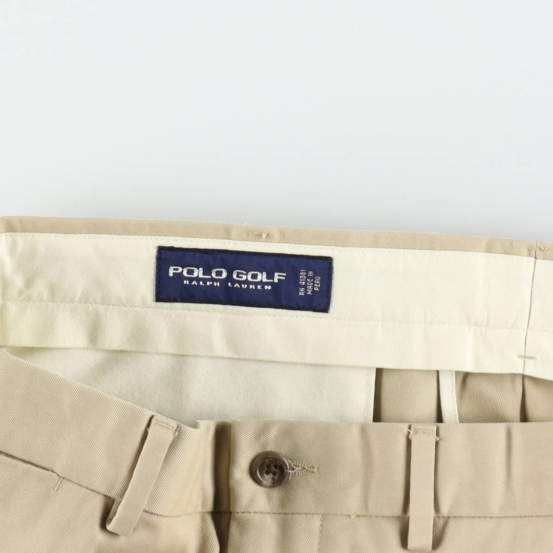 Ralph Lauren POLO GOLF Polo Golf Chino Pants Men's Size W36 Pima Cotton Beige type Vintage Second Hand