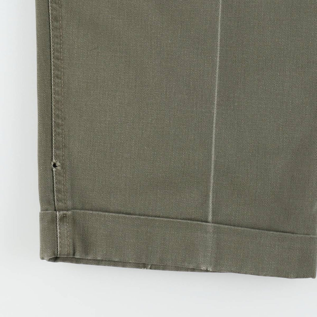 Ralph Lauren CHAPS Two-Pleat Chino Pants, Men's Size W30 (approx.) cotton Khaki type Vintage Second Hand