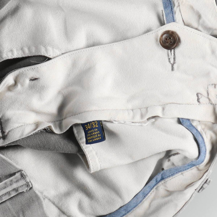 Ralph Lauren POLO RALPH LAUREN CLASSIC FIT Chino Pants, Men's W35 (approx.) unclear gray type Vintage Second Hand