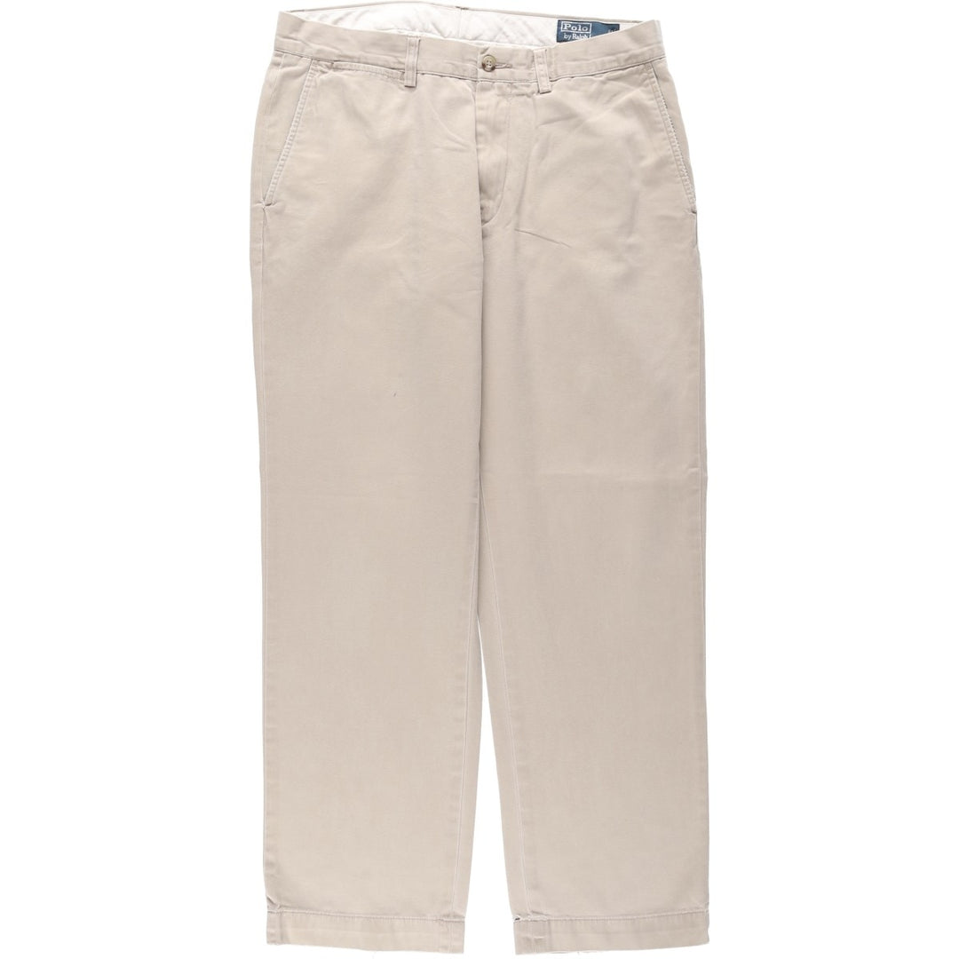 Ralph Lauren POLO by Ralph Lauren Classic Fit Chino Pants, Men's, Size W34 cotton Beige type Vintage Second Hand