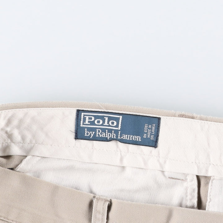 Ralph Lauren POLO by Ralph Lauren Classic Fit Chino Pants, Men's, Size W34 cotton Beige type Vintage Second Hand