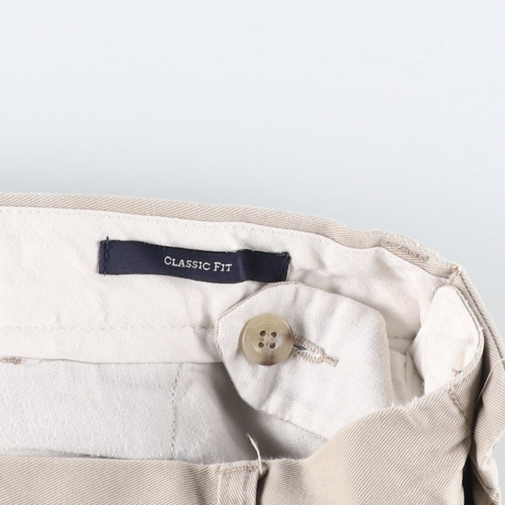 Ralph Lauren POLO by Ralph Lauren Classic Fit Chino Pants, Men's, Size W34 cotton Beige type Vintage Second Hand