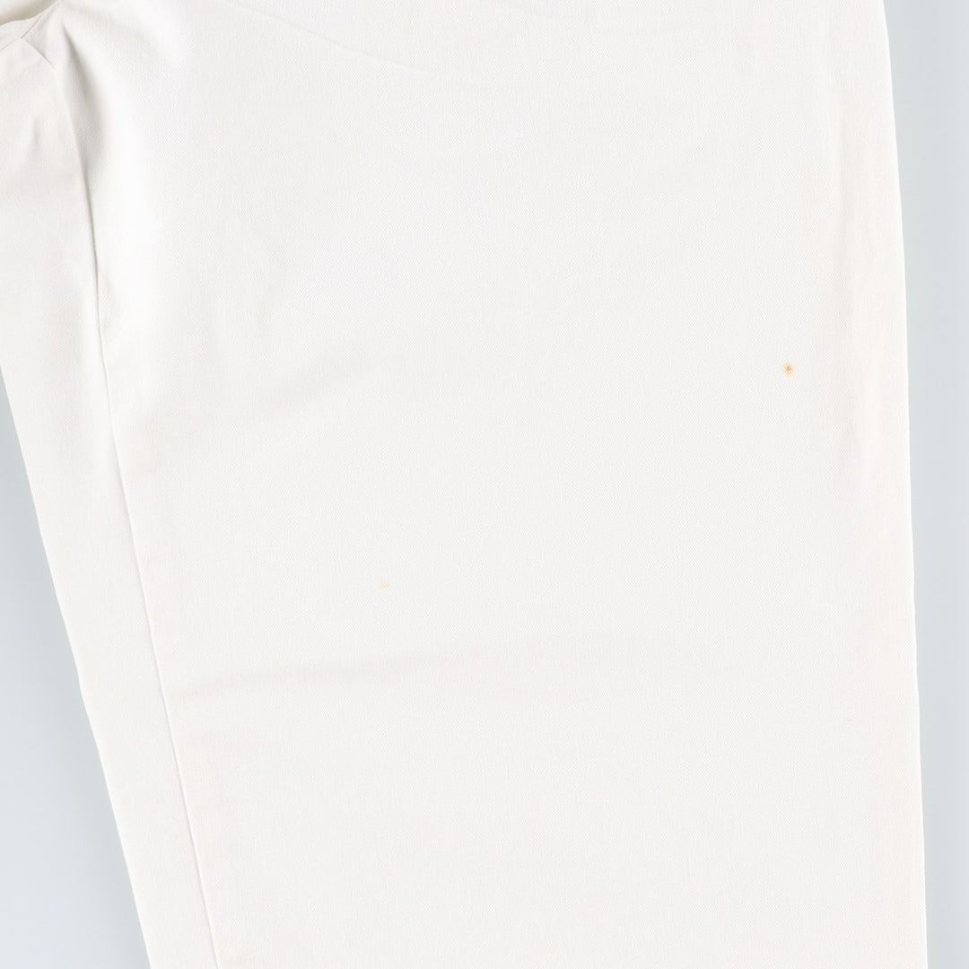 Ralph Lauren POLO by Ralph Lauren ANDREW PANT Two-pleat chino pants for men, equivalent to W31 cotton white type Vintage Second Hand