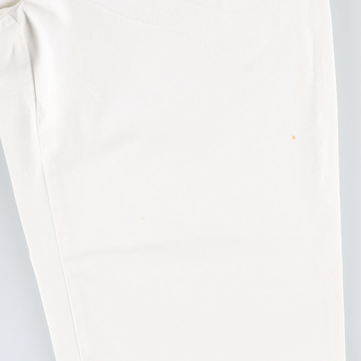 Ralph Lauren POLO by Ralph Lauren ANDREW PANT Two-pleat chino pants for men, equivalent to W31 cotton white type Vintage Second Hand
