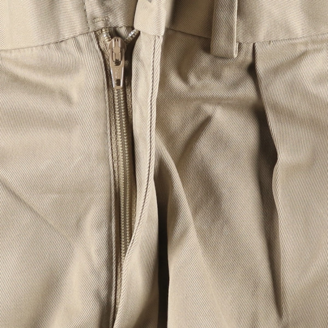 Ralph Lauren POLO by Ralph Lauren Two-pleat Chino Pants for Men, W32 equivalent cotton Beige type Vintage Second Hand