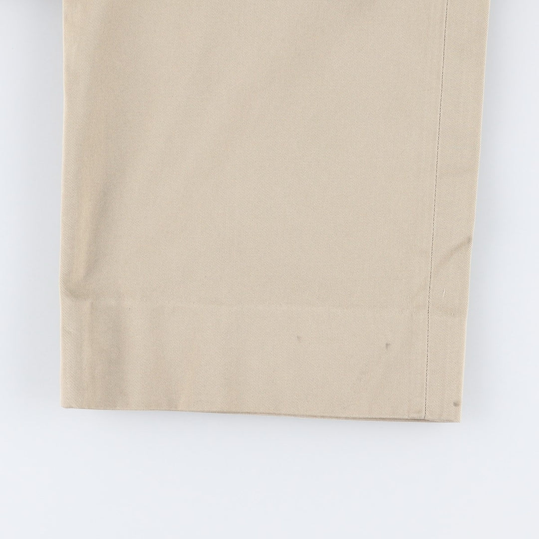 Ralph Lauren POLO by Ralph Lauren Two-pleat Chino Pants for Men, W32 equivalent cotton Beige type Vintage Second Hand
