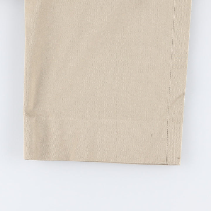 Ralph Lauren POLO by Ralph Lauren Two-pleat Chino Pants for Men, W32 equivalent cotton Beige type Vintage Second Hand