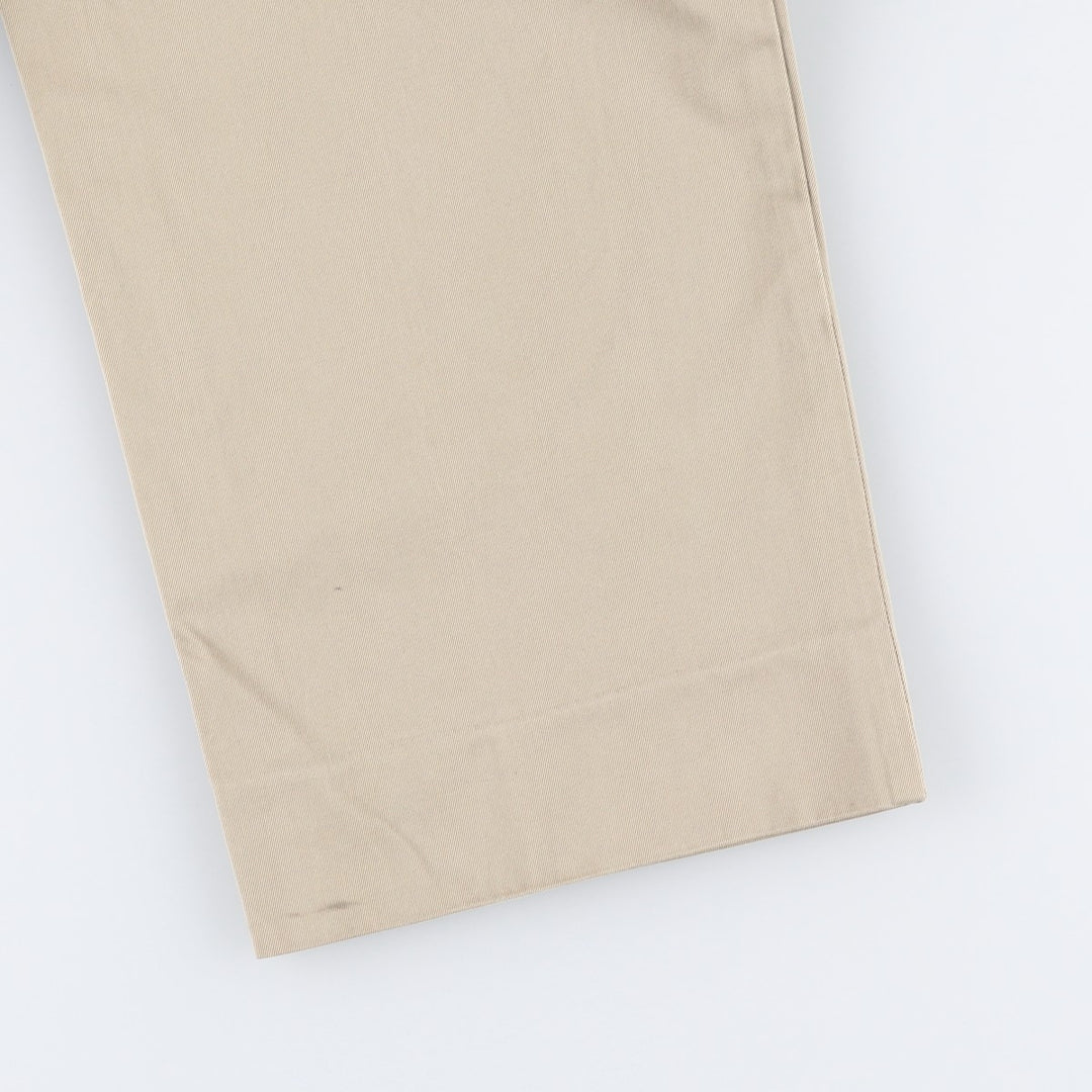Ralph Lauren POLO by Ralph Lauren Two-pleat Chino Pants for Men, W32 equivalent cotton Beige type Vintage Second Hand