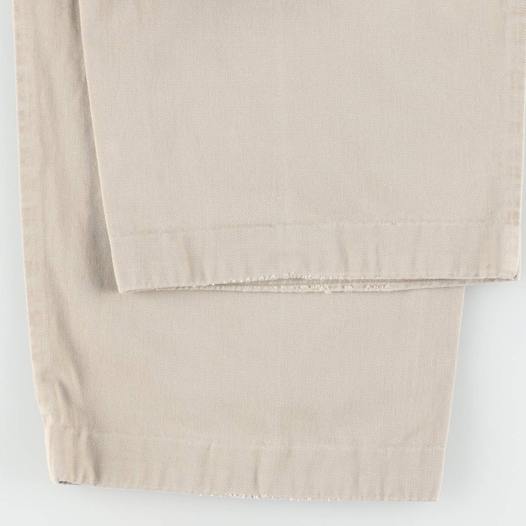 Ralph Lauren Polo Ralph Lauren Andrew Pant Two-pleat Chino Pants Men's Size W34 cotton Beige type Vintage Second Hand