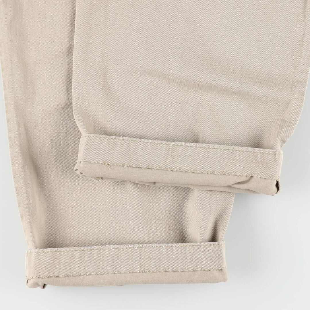 Ralph Lauren Polo Ralph Lauren Andrew Pant Two-pleat Chino Pants Men's Size W34 cotton Beige type Vintage Second Hand