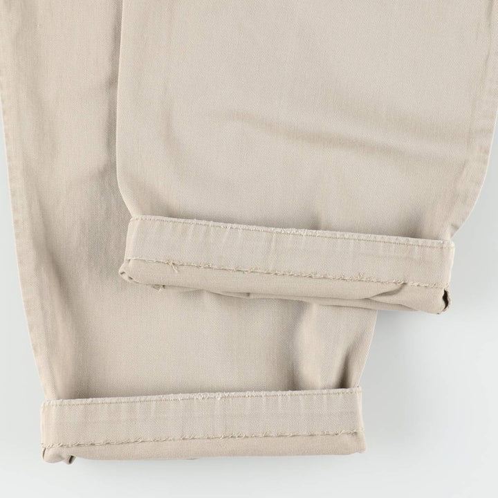 Ralph Lauren Polo Ralph Lauren Andrew Pant Two-pleat Chino Pants Men's Size W34 cotton Beige type Vintage Second Hand