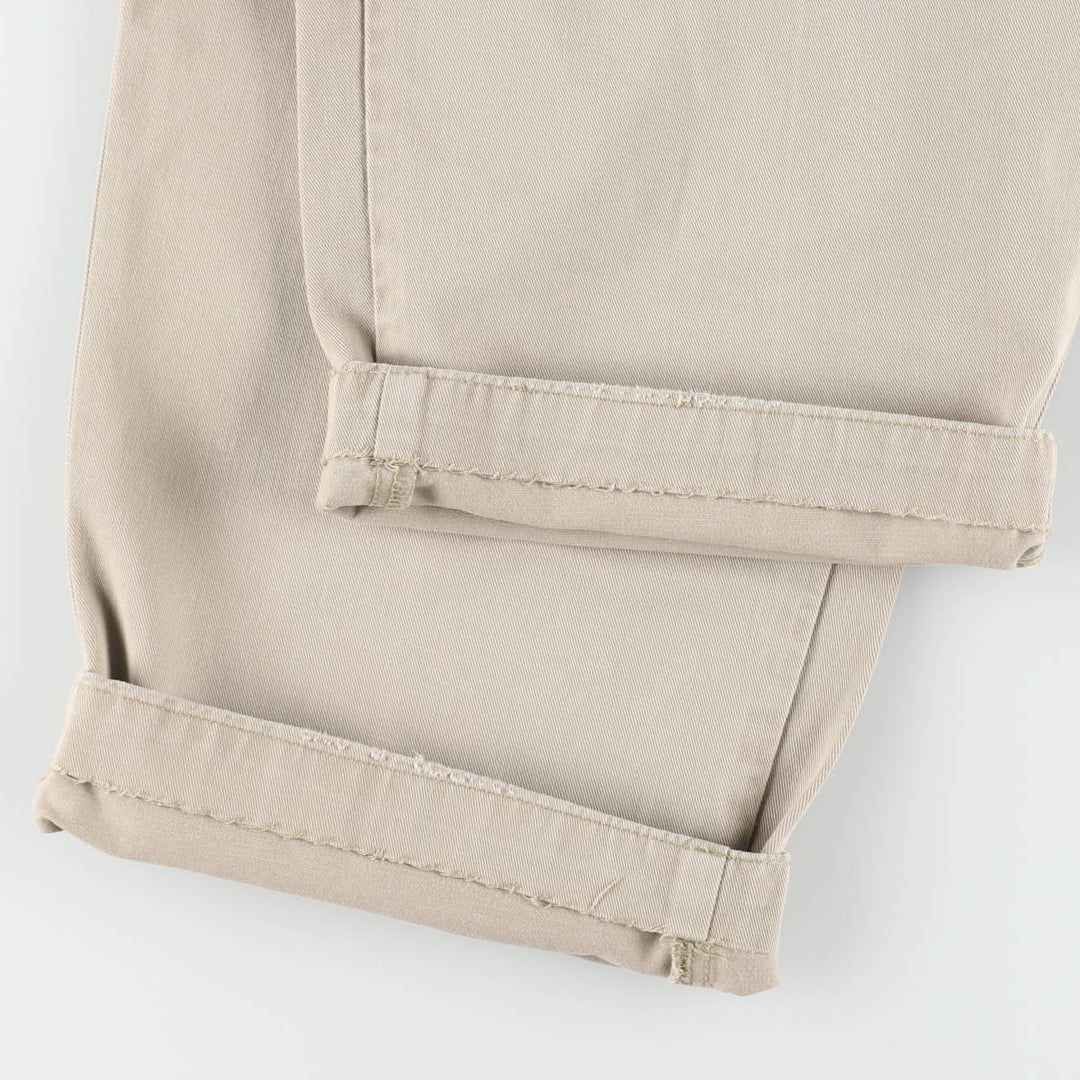 Ralph Lauren Polo Ralph Lauren Andrew Pant Two-pleat Chino Pants Men's Size W34 cotton Beige type Vintage Second Hand