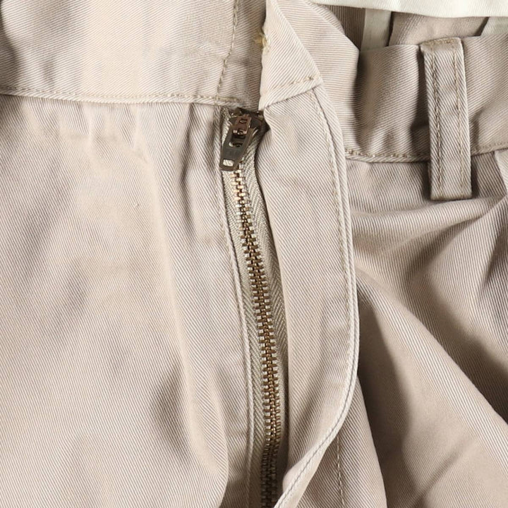 Ralph Lauren POLO by Ralph Lauren ANDREW PANT Two-pleat chino pants for men, equivalent to w36 cotton Beige type Vintage Second Hand