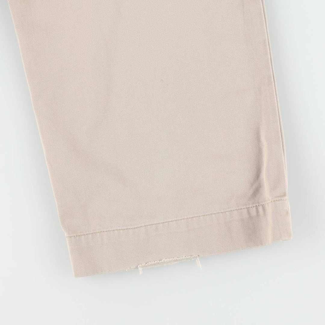 Ralph Lauren POLO by Ralph Lauren ANDREW PANT Two-pleat chino pants for men, equivalent to w36 cotton Beige type Vintage Second Hand