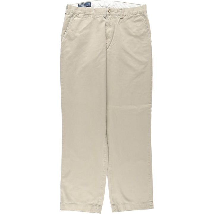 Ralph Lauren POLO by Ralph Lauren PRESTON PANT Chino pants for men, equivalent to w34 cotton Beige type Vintage Second Hand