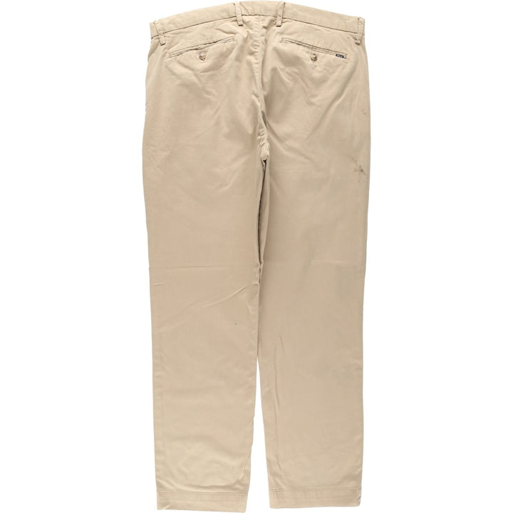 Ralph Lauren POLO RALPH LAUREN STRAIGHT FIT Chino Pants, Men's W37 (approx.) cotton Beige type Vintage Second Hand