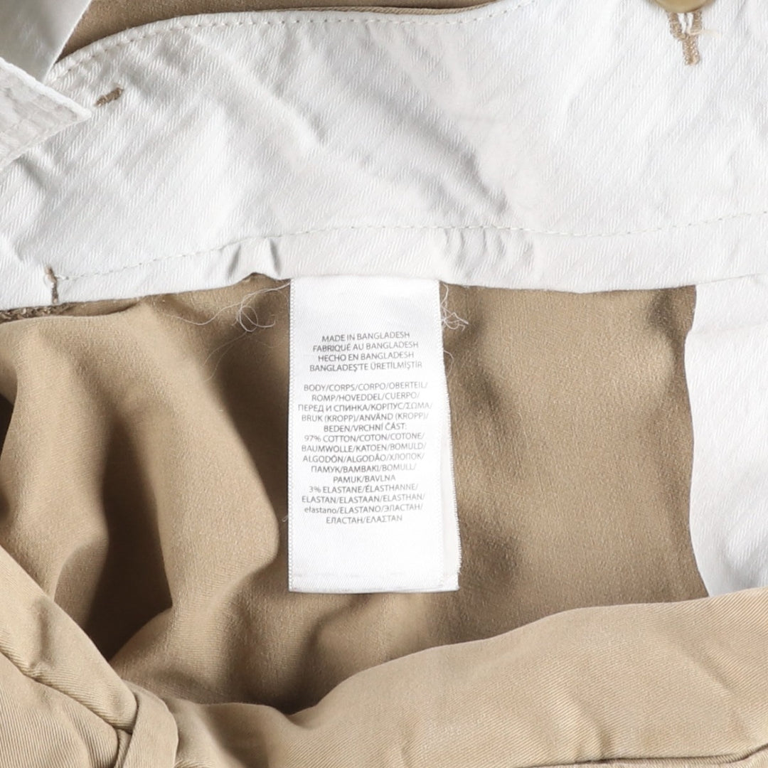 Ralph Lauren POLO RALPH LAUREN STRAIGHT FIT Chino Pants, Men's W37 (approx.) cotton Beige type Vintage Second Hand