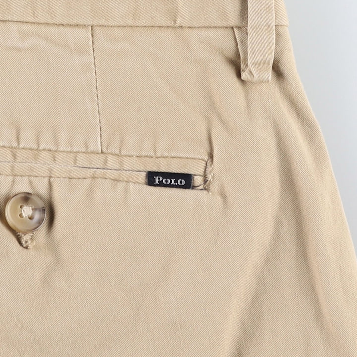 Ralph Lauren POLO RALPH LAUREN STRAIGHT FIT Chino Pants, Men's W37 (approx.) cotton Beige type Vintage Second Hand